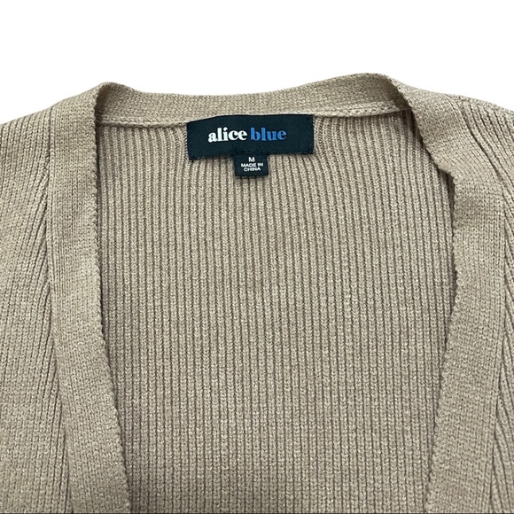 Light Brown Pearl-Button Ribbed Cardigan 🧸 - Picture 2 of 3